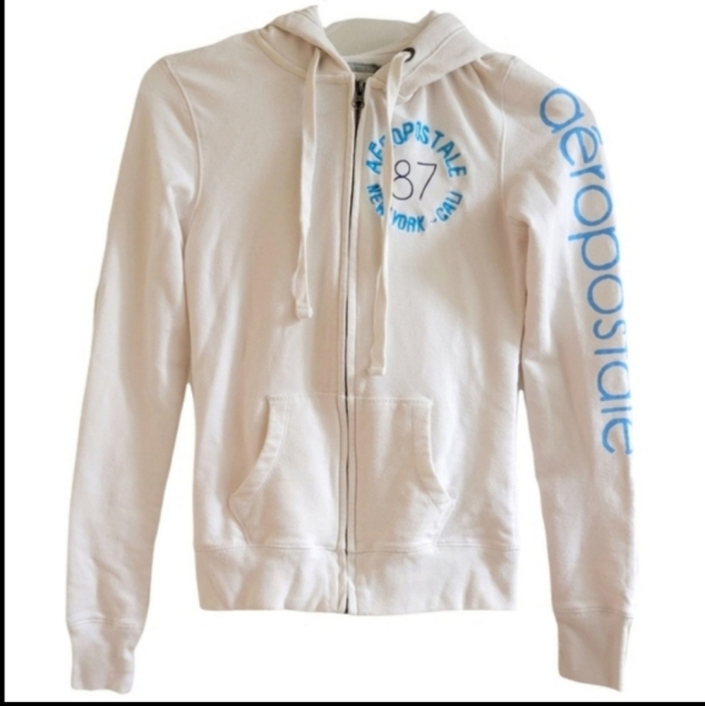 Aeropostale Women's lightweight 87 New York Cali. Hoodie Jacket